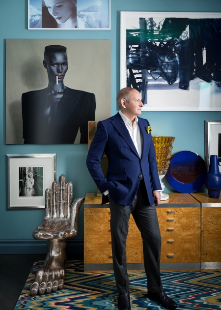 Photographer Nina Choi Architecture Man Standing Picture Wall Interior Design
